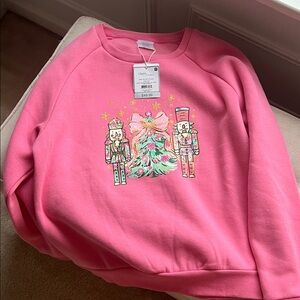 NWT! Fashion by Mirabeau Women’s Pink Nutcracker Sweatshirt